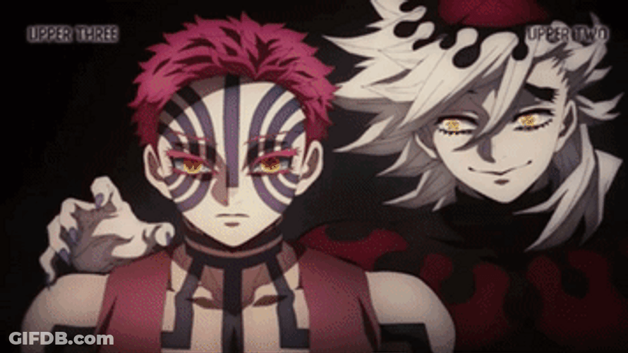 Doma Talks To Akaza GIF