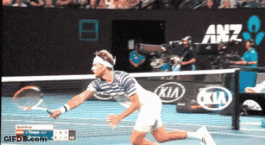 Domini Thiem Playing Tennis GIF