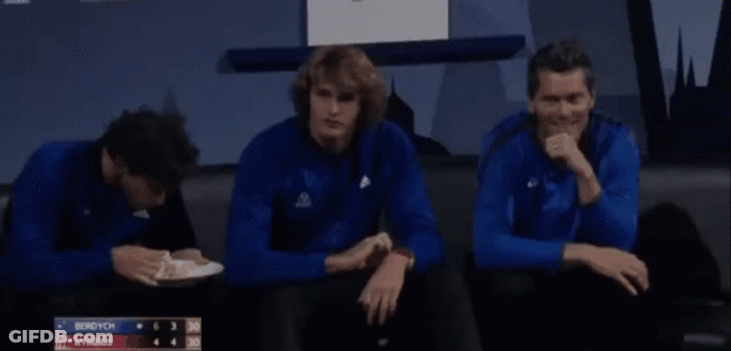 Dominic Thiem Eating GIF