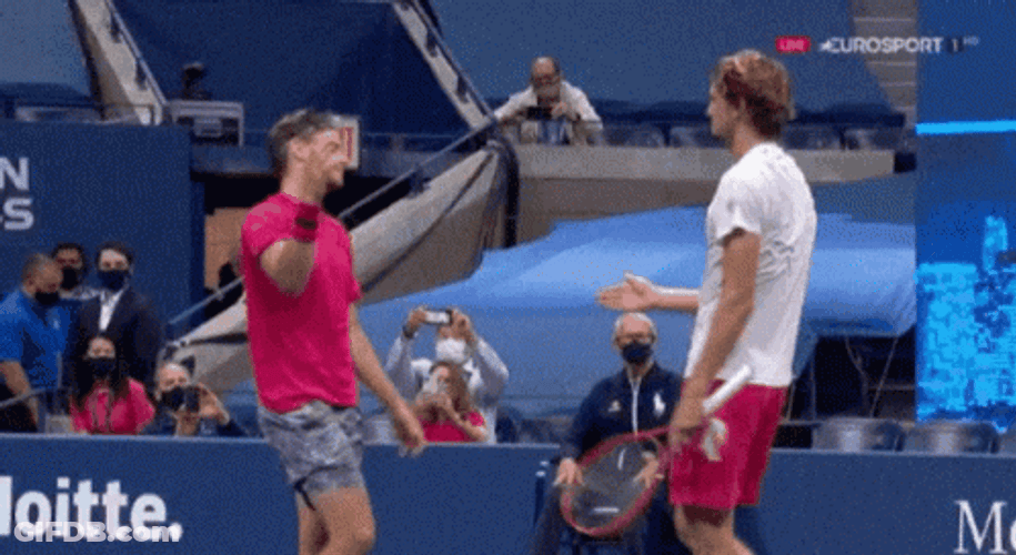 Dominic Thiem Handshake GIF