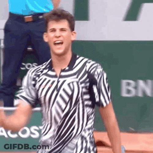 Dominic Thiem Holding A Fist GIF