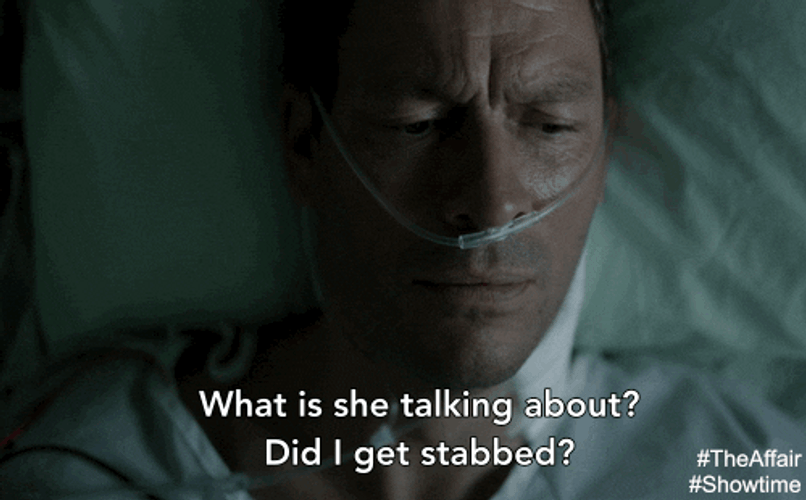 Dominic West Got Stabbed Showtime GIF