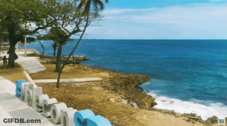 Dominica's Malecon Santo Domingo GIF