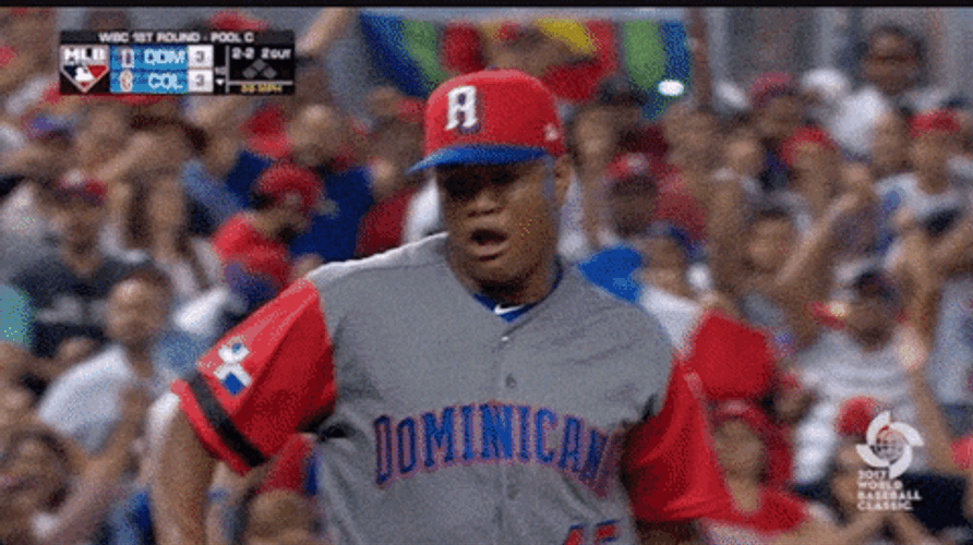 Dominican Baseballer Pumped Up GIF