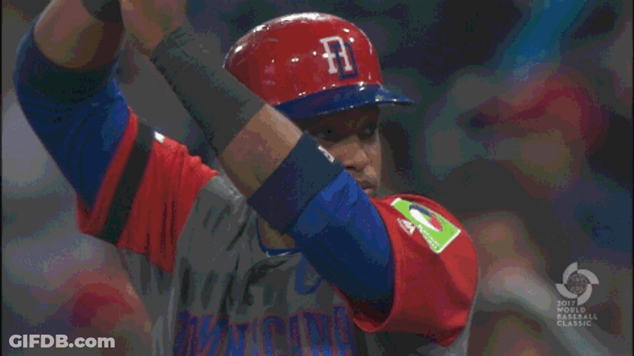 Dominican Baseballer Robert Cano GIF