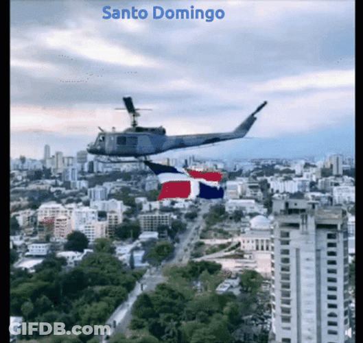 Dominican Helicopter GIF