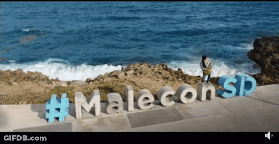 Dominican Republic Malecon Tourist Video GIF