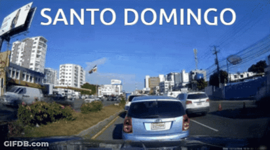 Dominican Republic Traffic Roads GIF