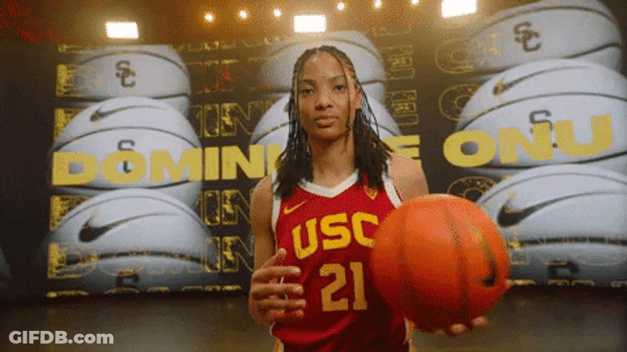 Dominique Darius Usc Player Holding Ball GIF
