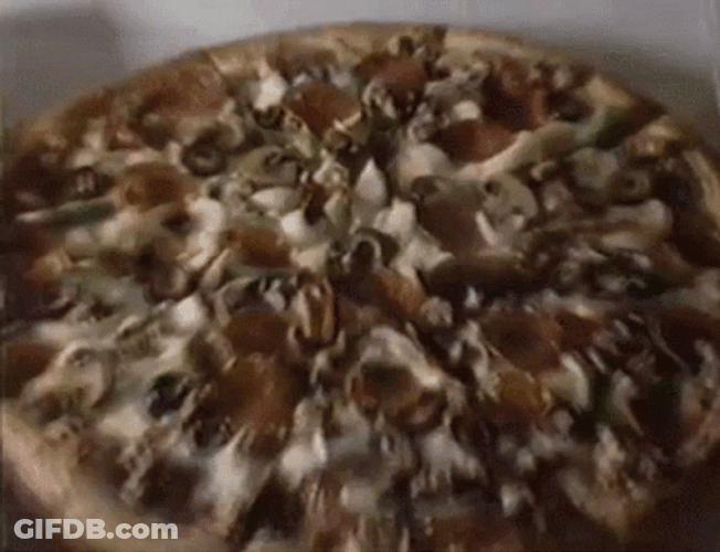 Dominos Pizza Closing Box Zoom Out GIF