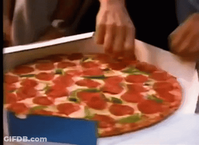 Dominos Pizza Pepperoni Slices GIF