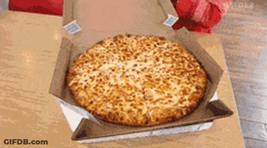 Dominos Pizza Slice Loaded Cheese GIF