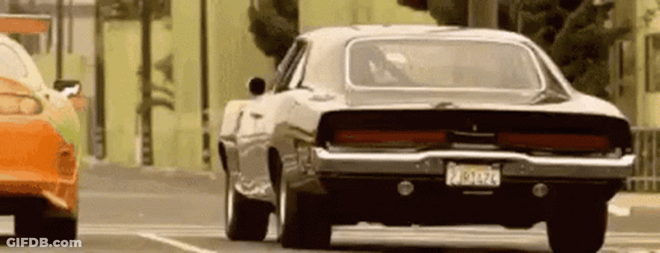 Doms Charger Old Fast Car GIF