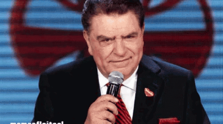 Don Francisco Holding Microphone GIF