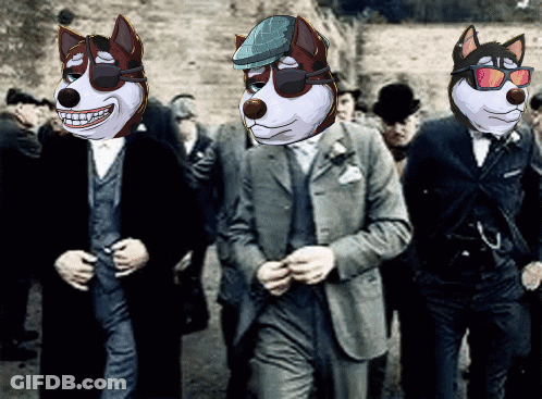 Don Melissa Woman In Suit Holding Dog GIF