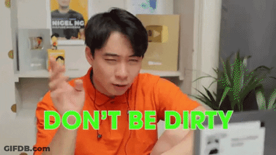 Don't Be Dirty Uncle Roger GIF