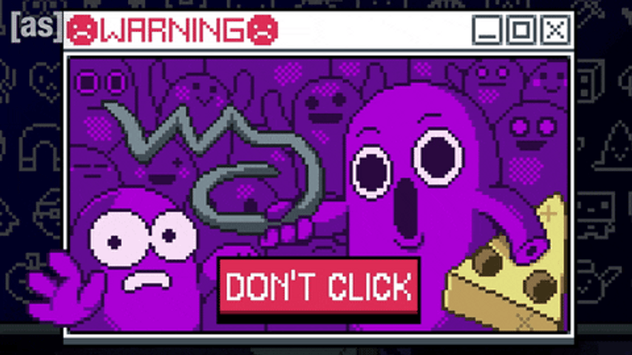 Don't Click Video Game GIF