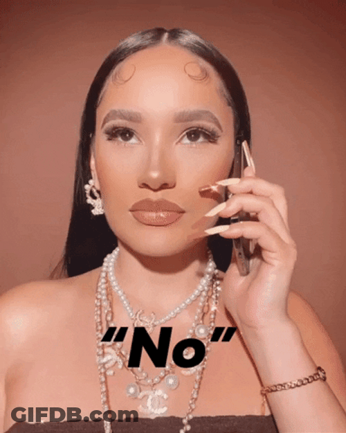 Don't Disturb Fabolous Woman Hang Up Phone GIF