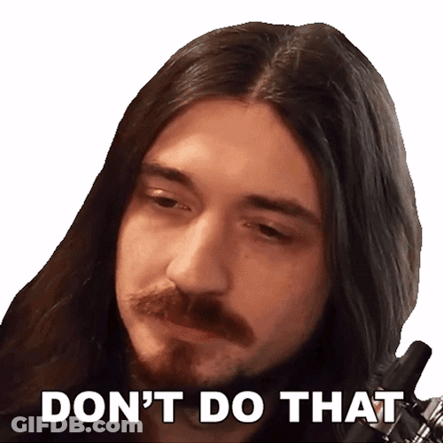 Don't Do That Cut It Bionic PIG GIF