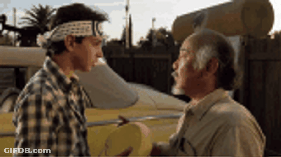 Don't Forget To Breathe Very Important Karate Kid GIF