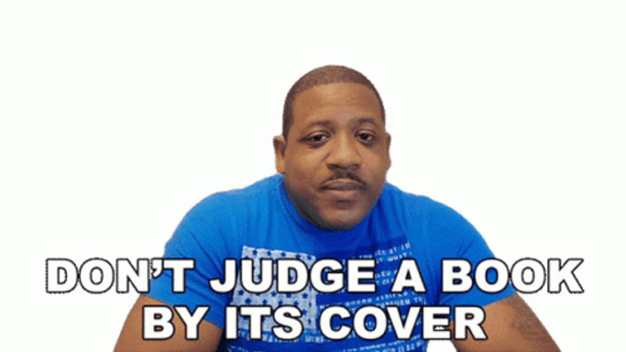 Don't Judge A Book GIF