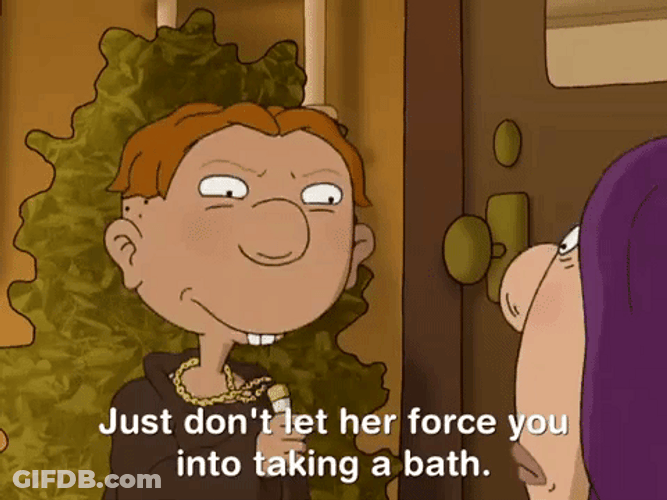 Don't Let Her Force You Bath Time GIF