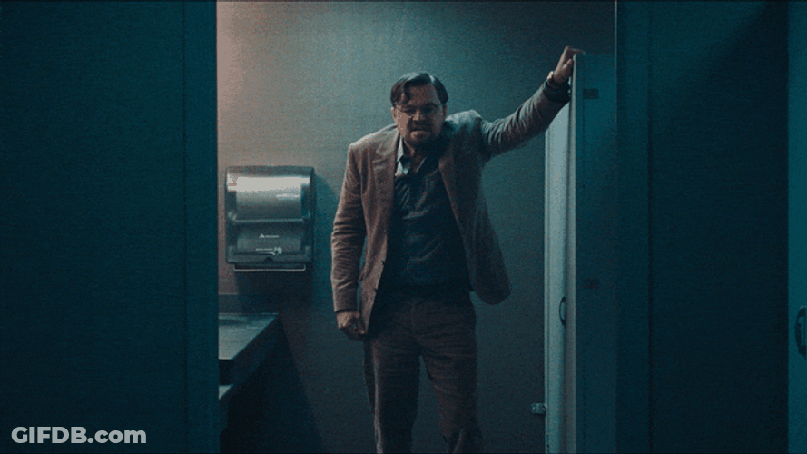 Don't Look Up Dr. Randall Breathing GIF