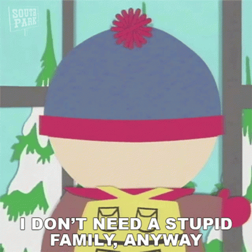 Don't Need A Stupid Family Anyway GIF