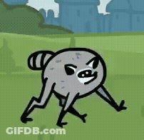 Don't Over Think Just Let It Go On Blue Background GIF