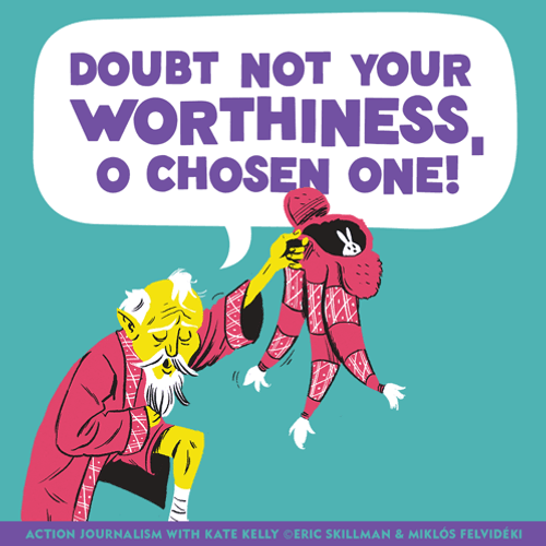 Don't Say You're Not Worthy You're The Chosen One GIF