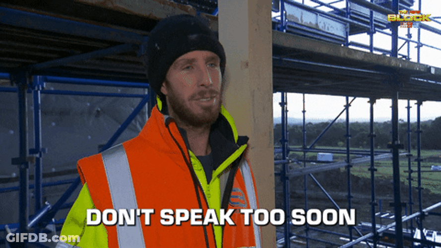 Don't Speak Too Soon GIF