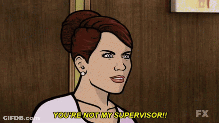 Don't Teach Me You're Not My Supervisor GIF