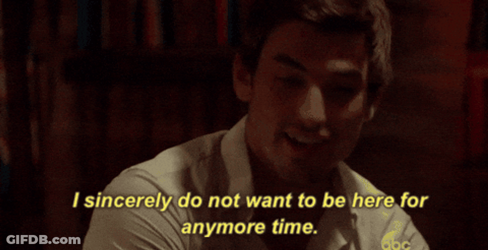 Don't Want To Be Here I'll Leave GIF