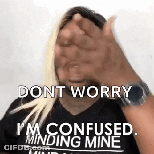 Don't Worry Im Confused GIF