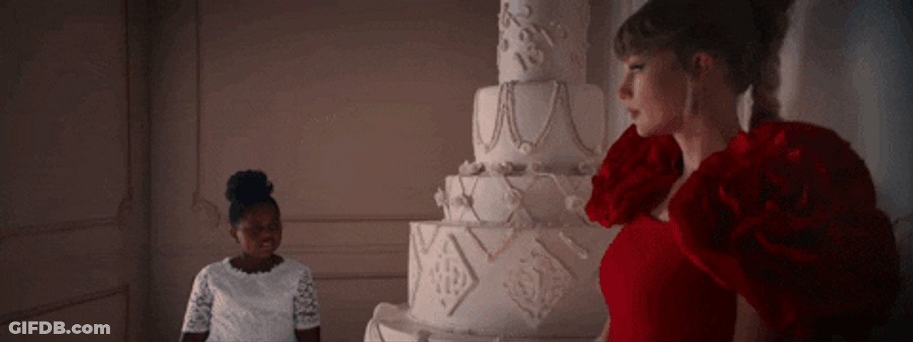 Don't You Forget About Me Big White Cake GIF