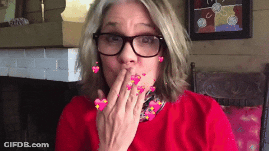 Don't You Forget About Me Flying Kiss GIF