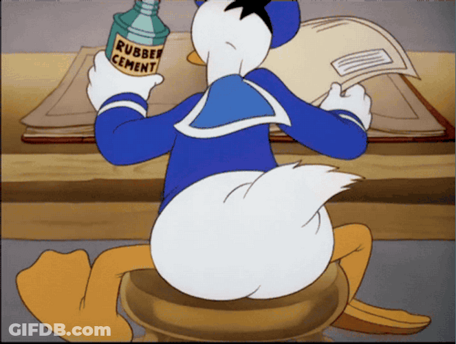 Donald Duck Disney Dancing Wiggle GIF