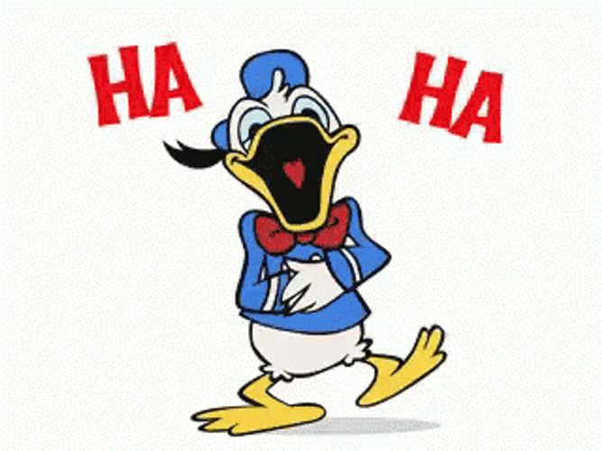 Donald Duck Haha GIF