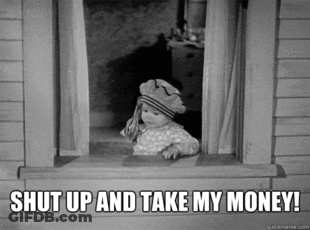 Donald Duck Holding Purse Saying Well GIF