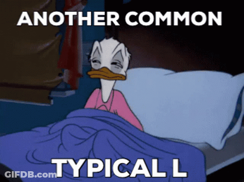 Donald Duck In Bed Another Common Typical GIF