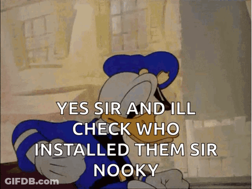 Donald Duck Saying Yes Sir GIF