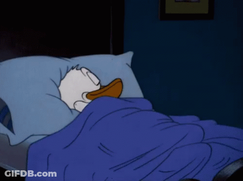 Donald Duck Sleeping GIF