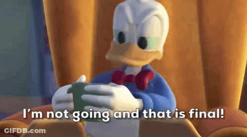 Donald Duck That Is Final GIF
