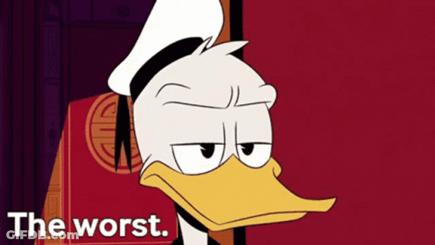 Donald Duck The Worst GIF