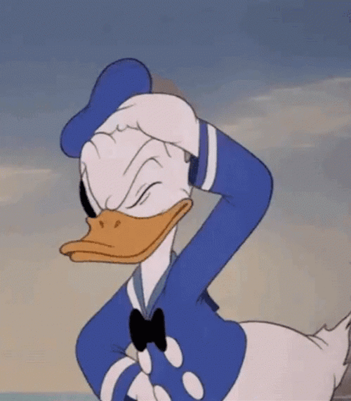 Donald Duck Thinking GIF