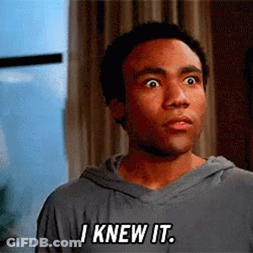 Donald Glover I Knew It GIF