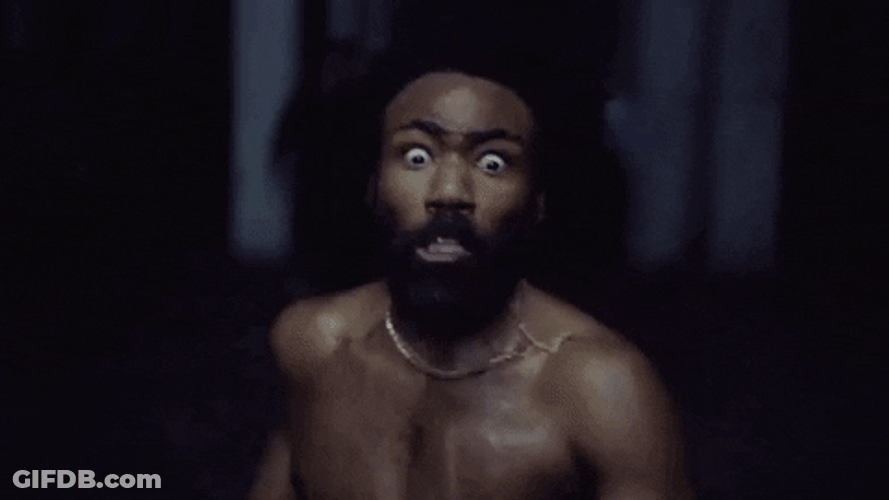 Donald Glover Running Away GIF