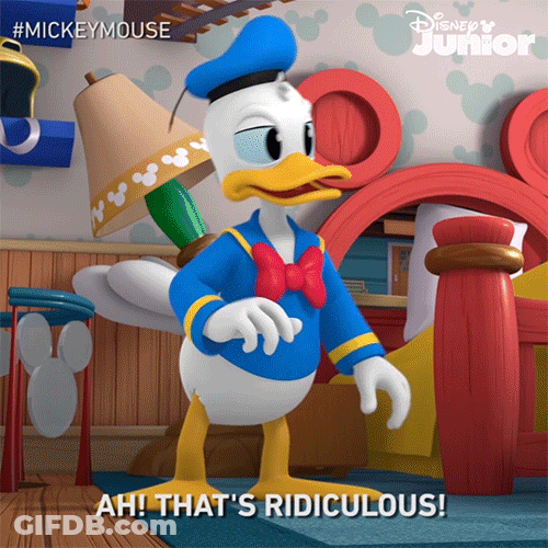 Donald's Stinky Day That's Ridiculous GIF