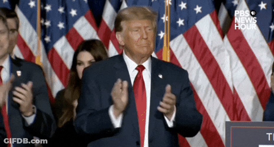 Donald Trump Claps GIF