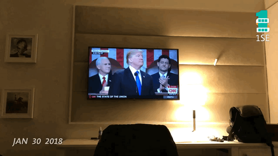 Donald Trump CNN Eyebrows Up GIF